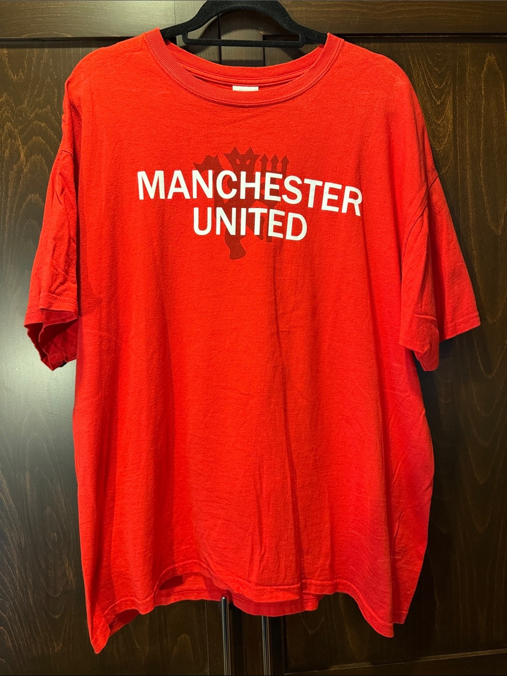 Gildan Manchester United Red Graphic Tee Size XL